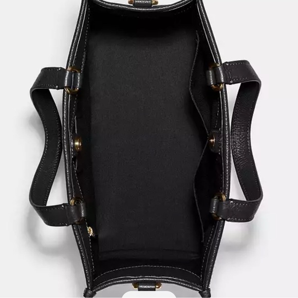 COACH DEMPSEY TOTE BAG WITH COACH PATCH BLACK - Picture 7 of 10